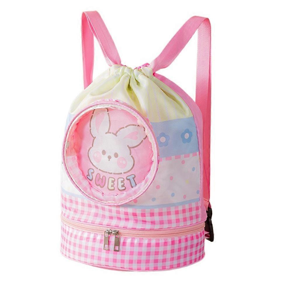 Sac de natation ��tanche pour enfants, compartiment �� chaussures, s��paration s��che et humide, sac de plage l��ger, sac de rangement de natatio