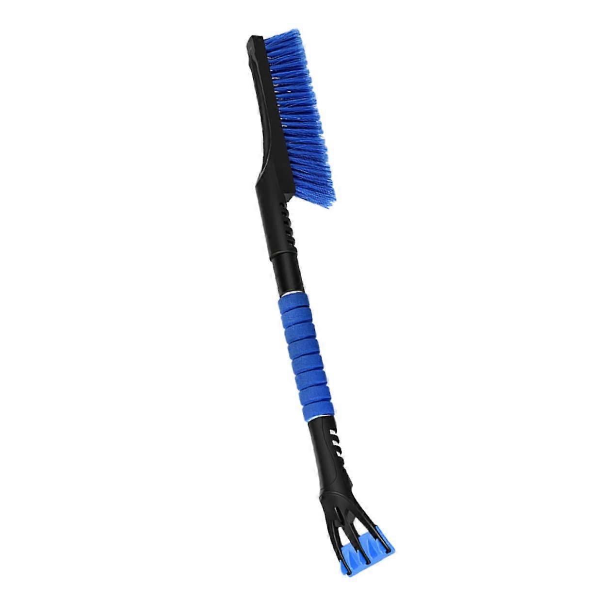 Detachable Car Snow Brush and Ice Scraper with Telescopic Wide Cleaning and Ergonomic Grip Handle
