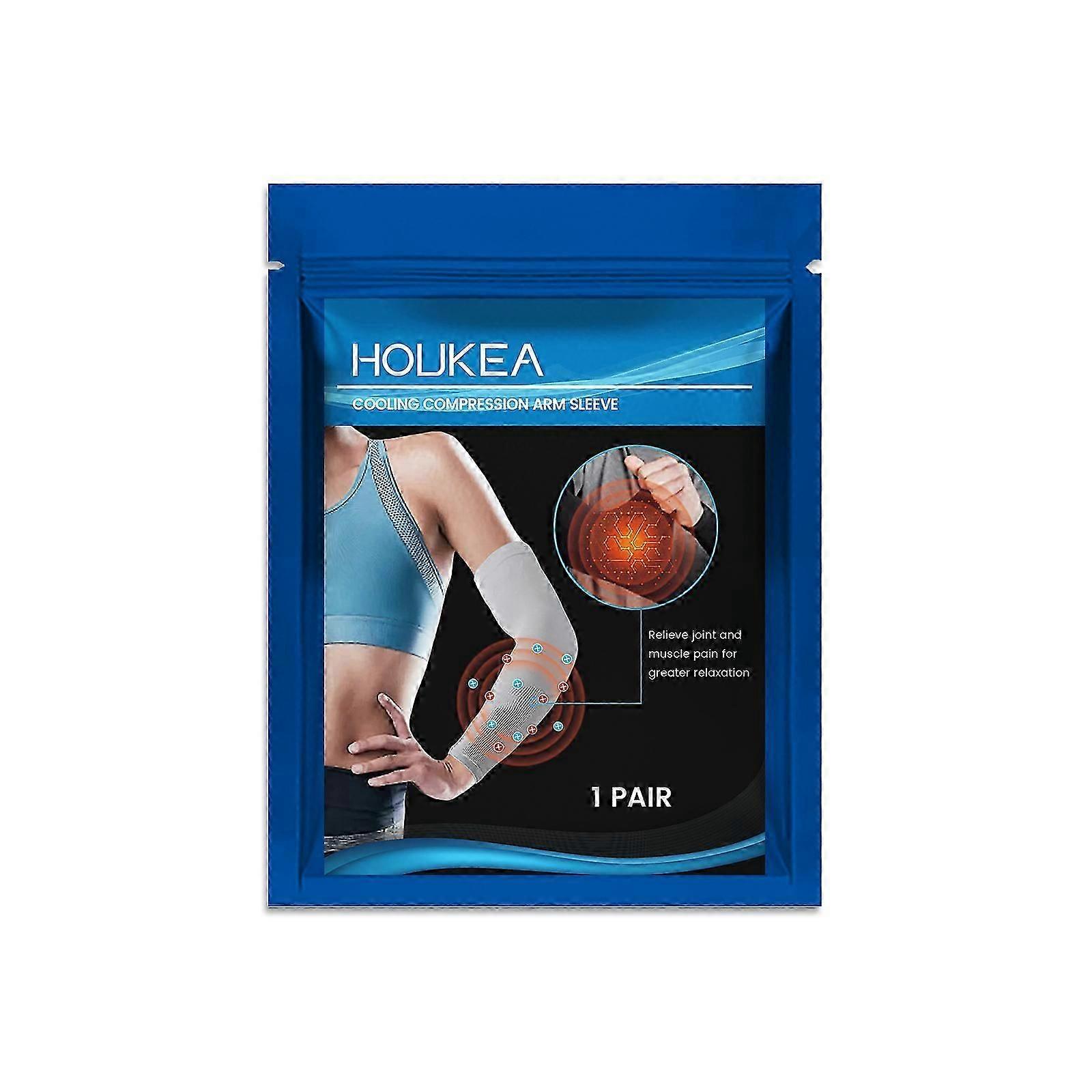 Cooling Compression Arm Sleeves for Joint Pain Relief - Lightweight, Breathable, and Comfortable Daily Wear for Muscle Recovery and Improved Blood Cir