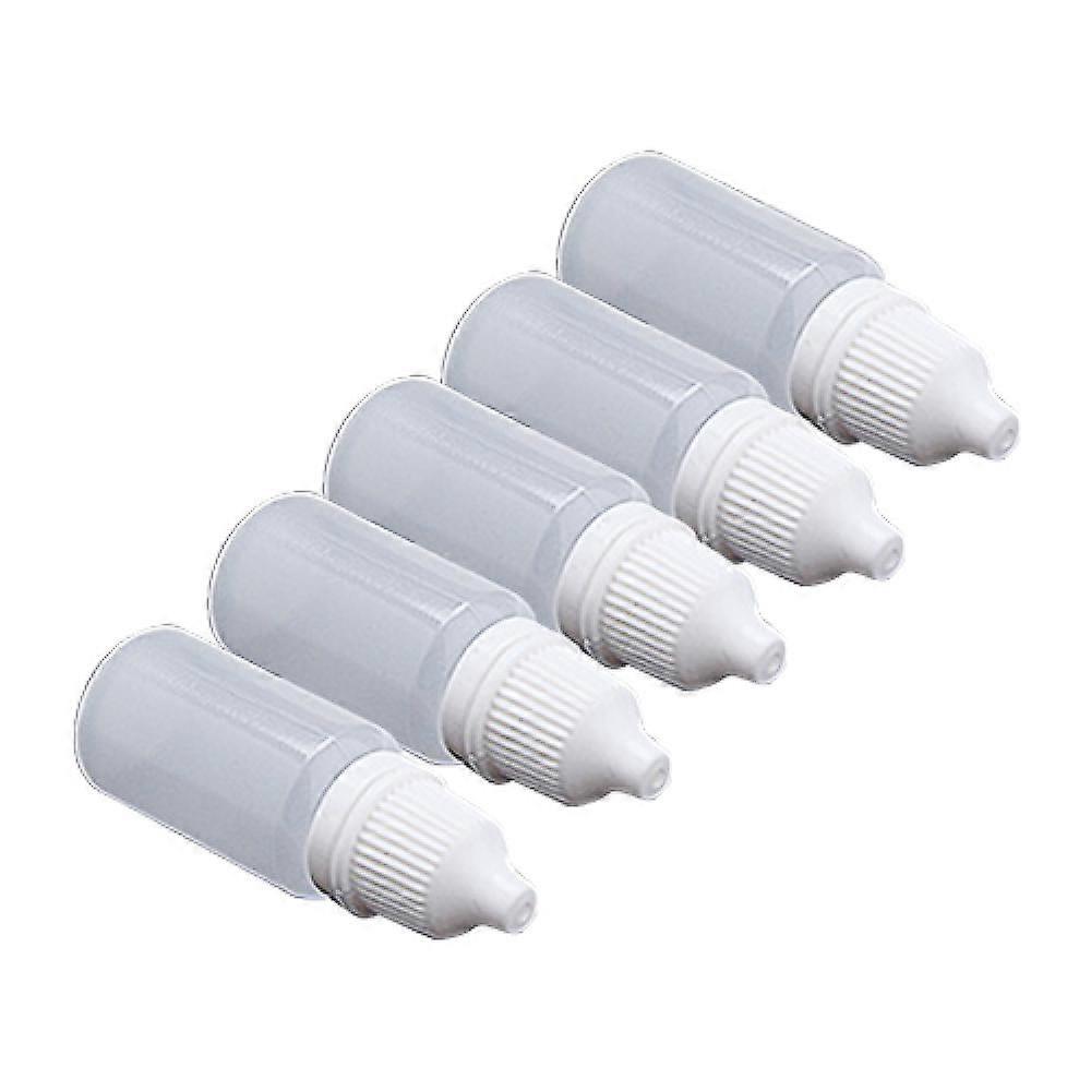 5PCS 5ml/10ml/15ml/20ML/30ML/50ML/100ML Empty Plastic Squeezable Dropper Bottles Eye Liquid Dropper Refillable Bottle
