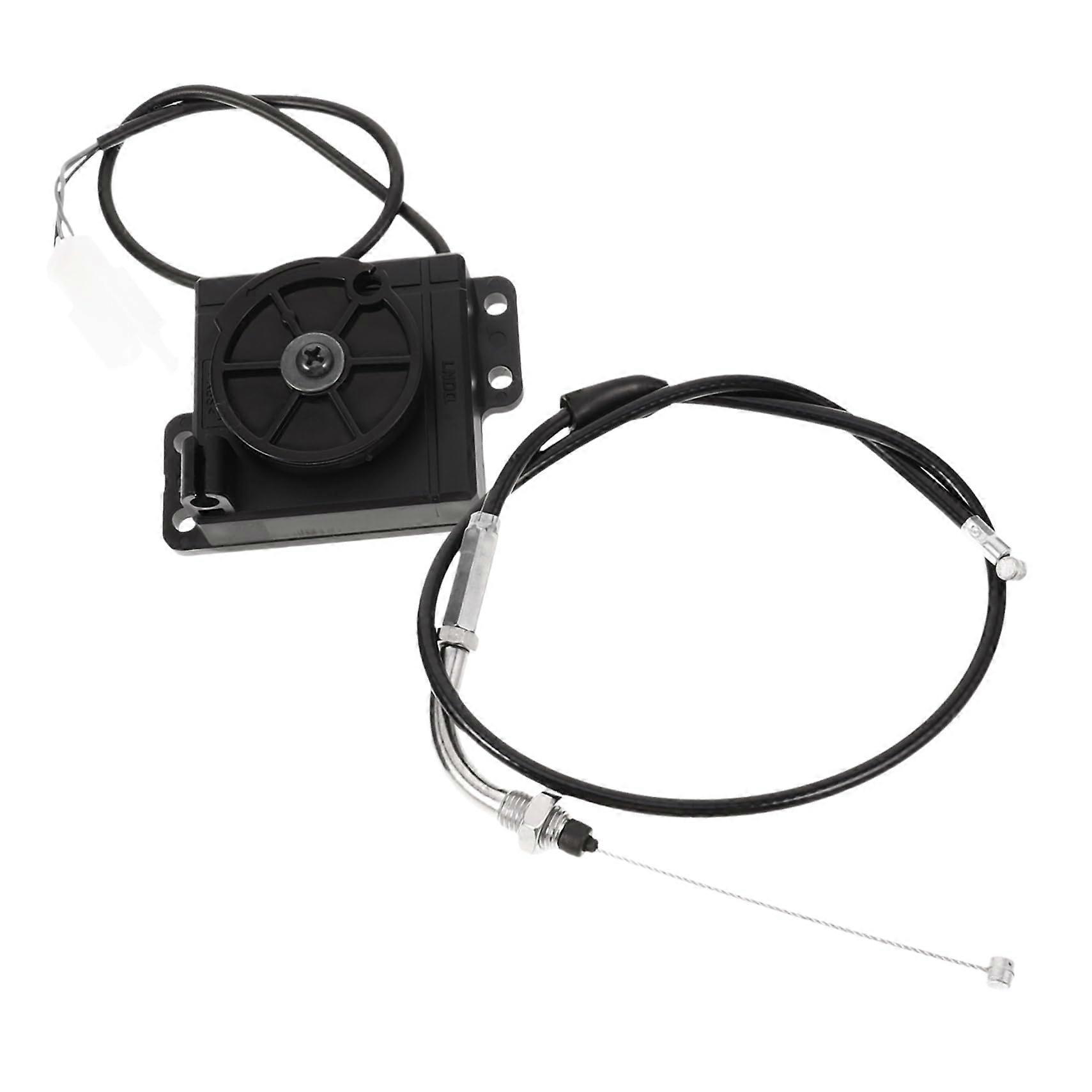 Motorcycle Throttle Cable Kit with Smooth Response, Ergonomic Control for Electric and Motorized Bikes