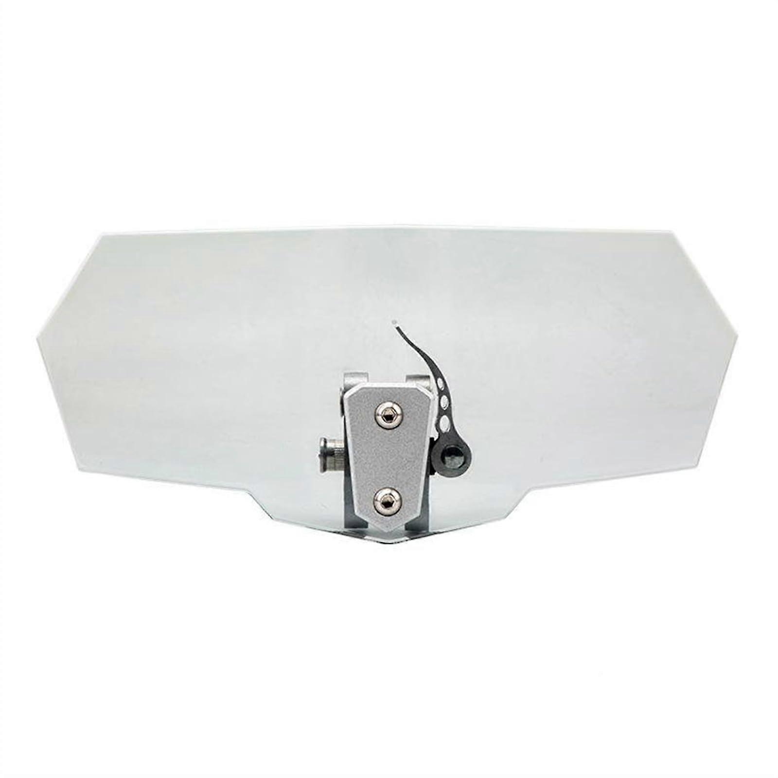 Motorcycle Windshield Extension with Adjustable Wind Deflector and Bracket for Noise Reduction