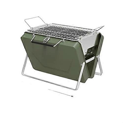 Portable BBQ Grill with Even Heat Distribution, Lightweight Foldable Design for Camping and Backyard