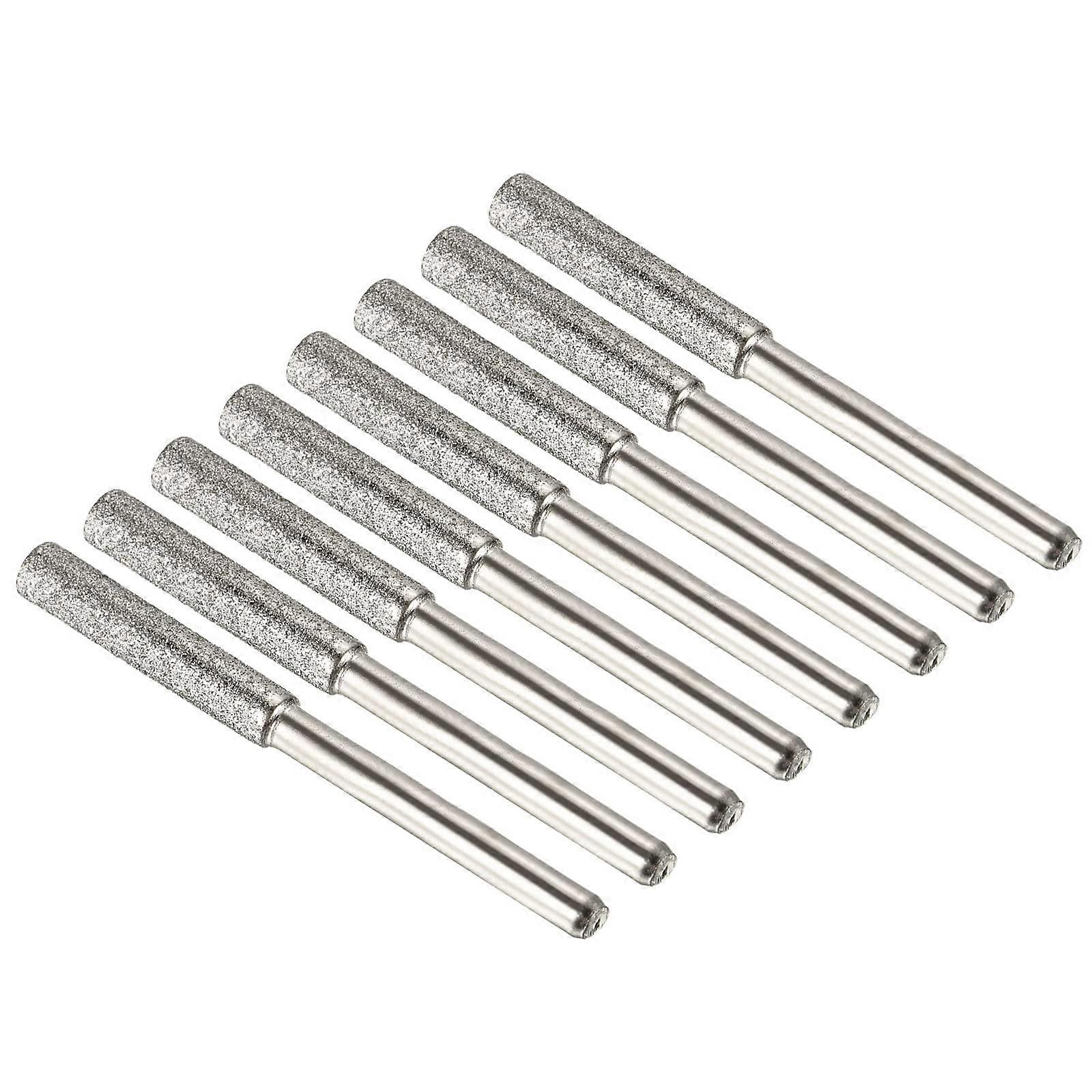 8 Pack Diamond Chainsaw Sharpener Wheels for Fast Precise Grinding, 5/32 Inch Silver