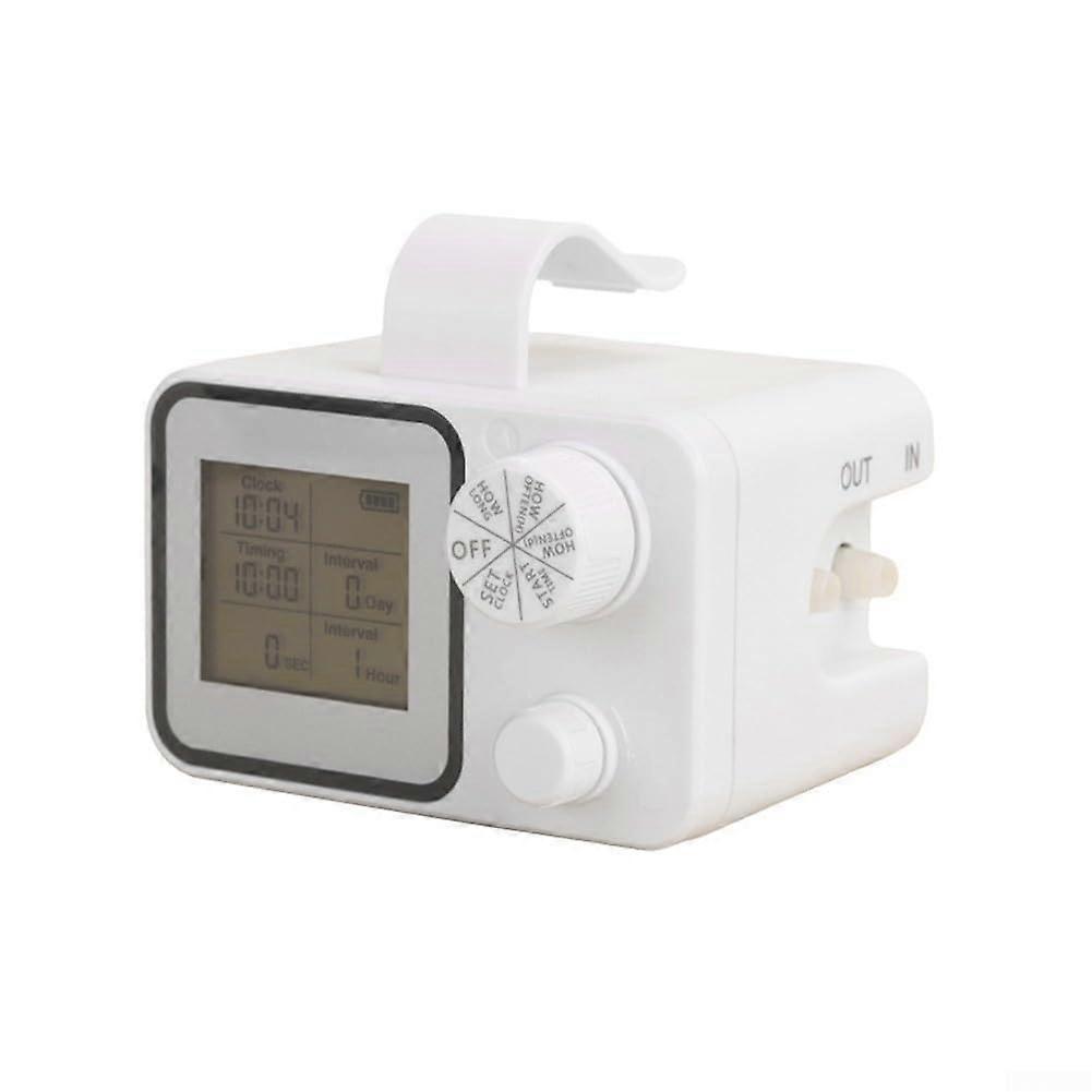 Rechargeable Automatic Plant Watering System with Programmable Garden Irrigation Timer for Indoor Outdoor Use