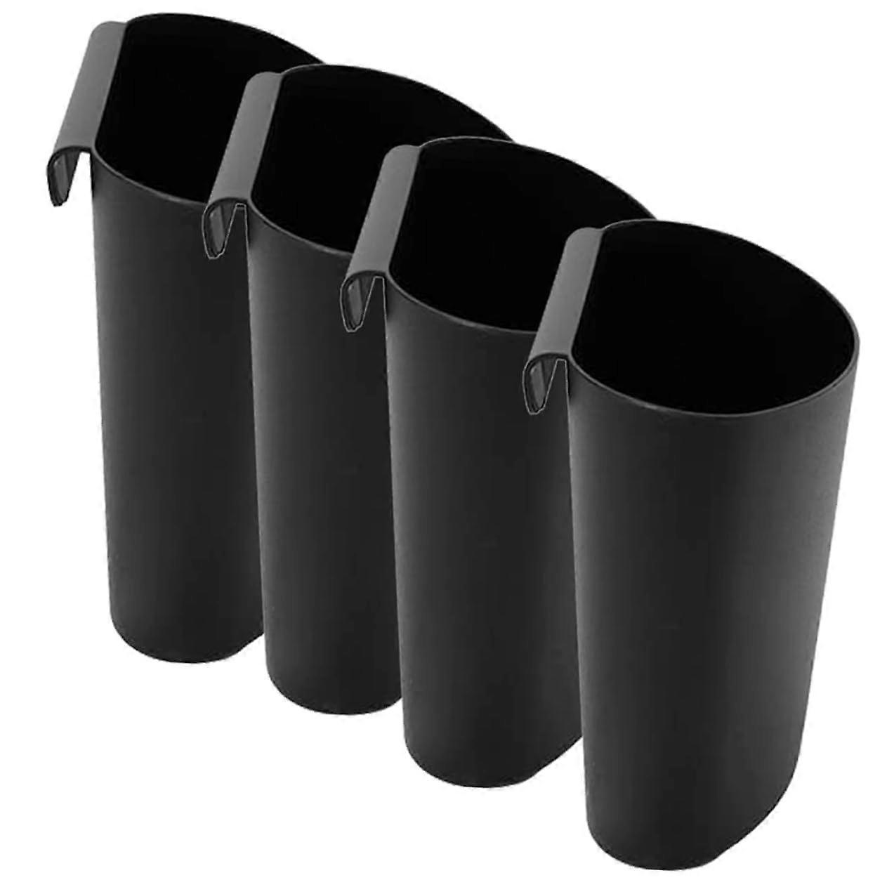 4pcs Hanging Storage Basket and Waste Bin Set, Space Saving Organizer for Kitchen and Salon