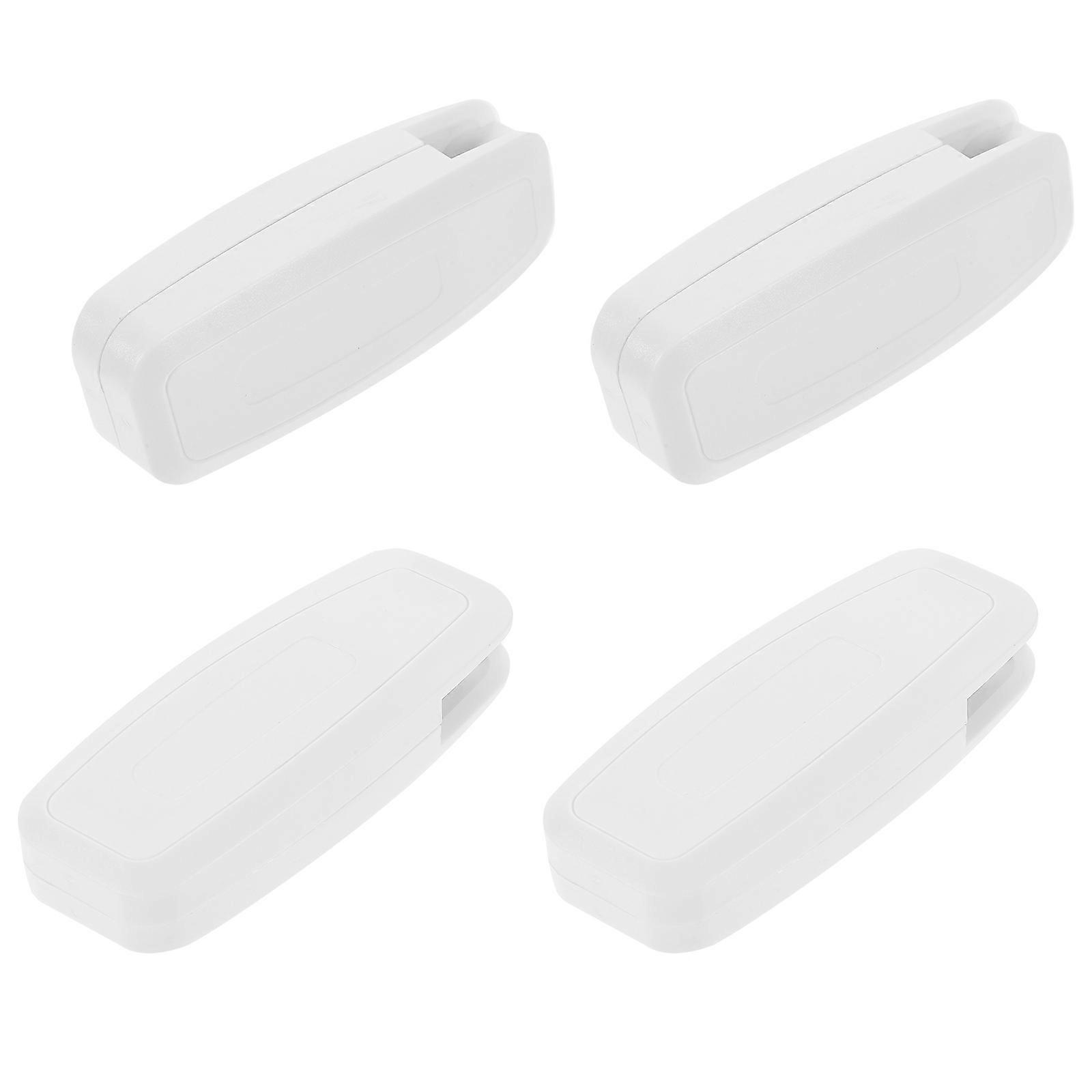 Window Blind Cord Weight White PVC Handle for Replacement 4Pcs