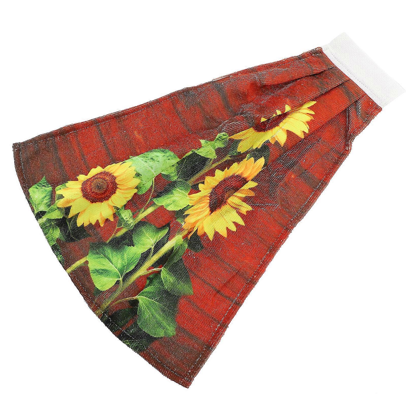 Hand Drying Towel Red Microfiber for Absorbing Moisture 4Pcs