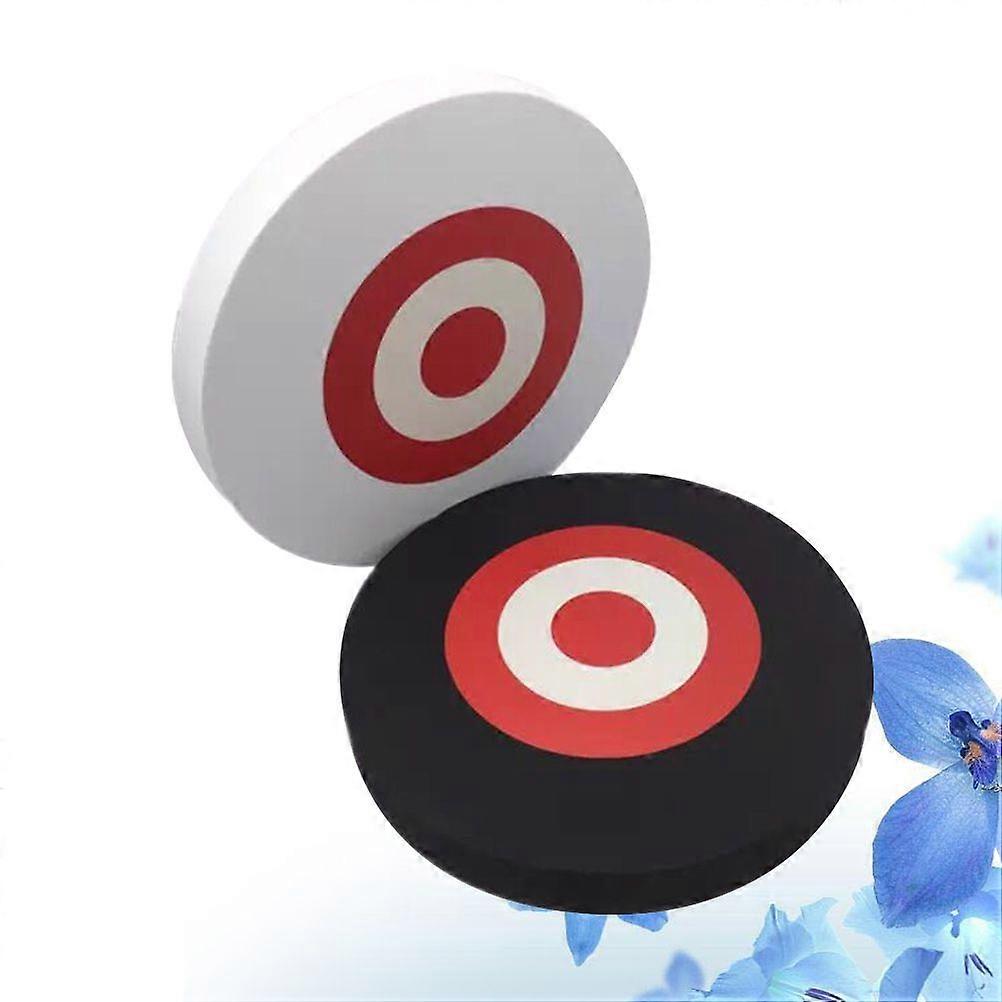 2PCS 25CM EVA Material Archery Arrows Target Shooting Practice Target(Black+White)