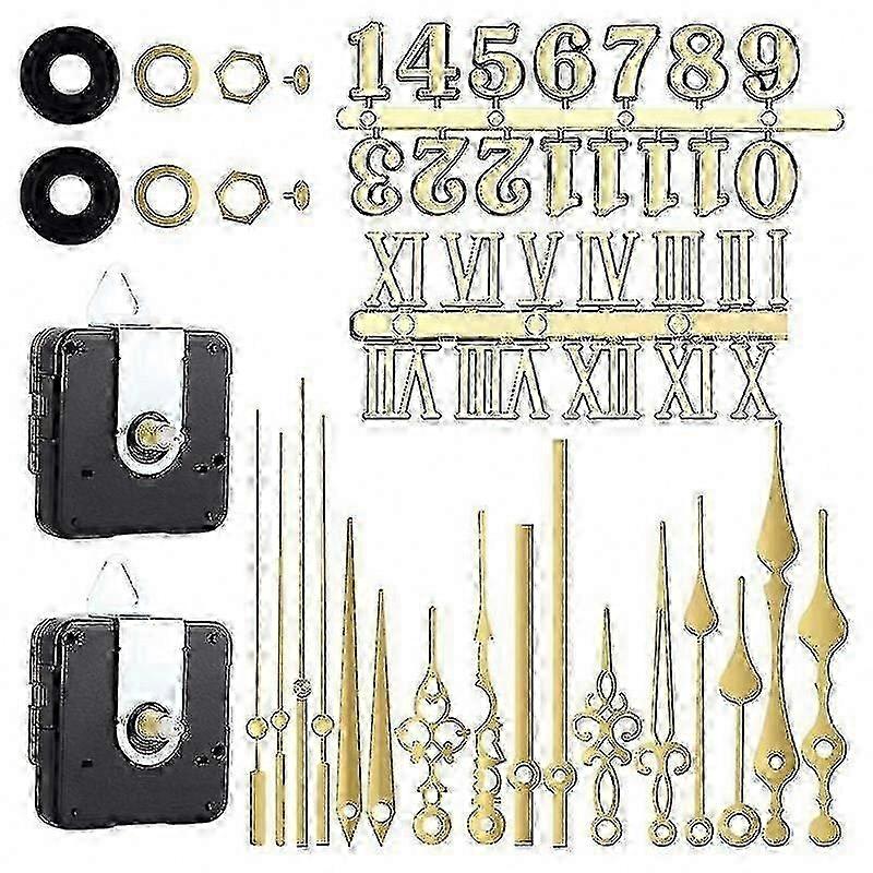 Silent Quartz Clock Movement Mechanism with Wall Hands Pointer Set for Replacement