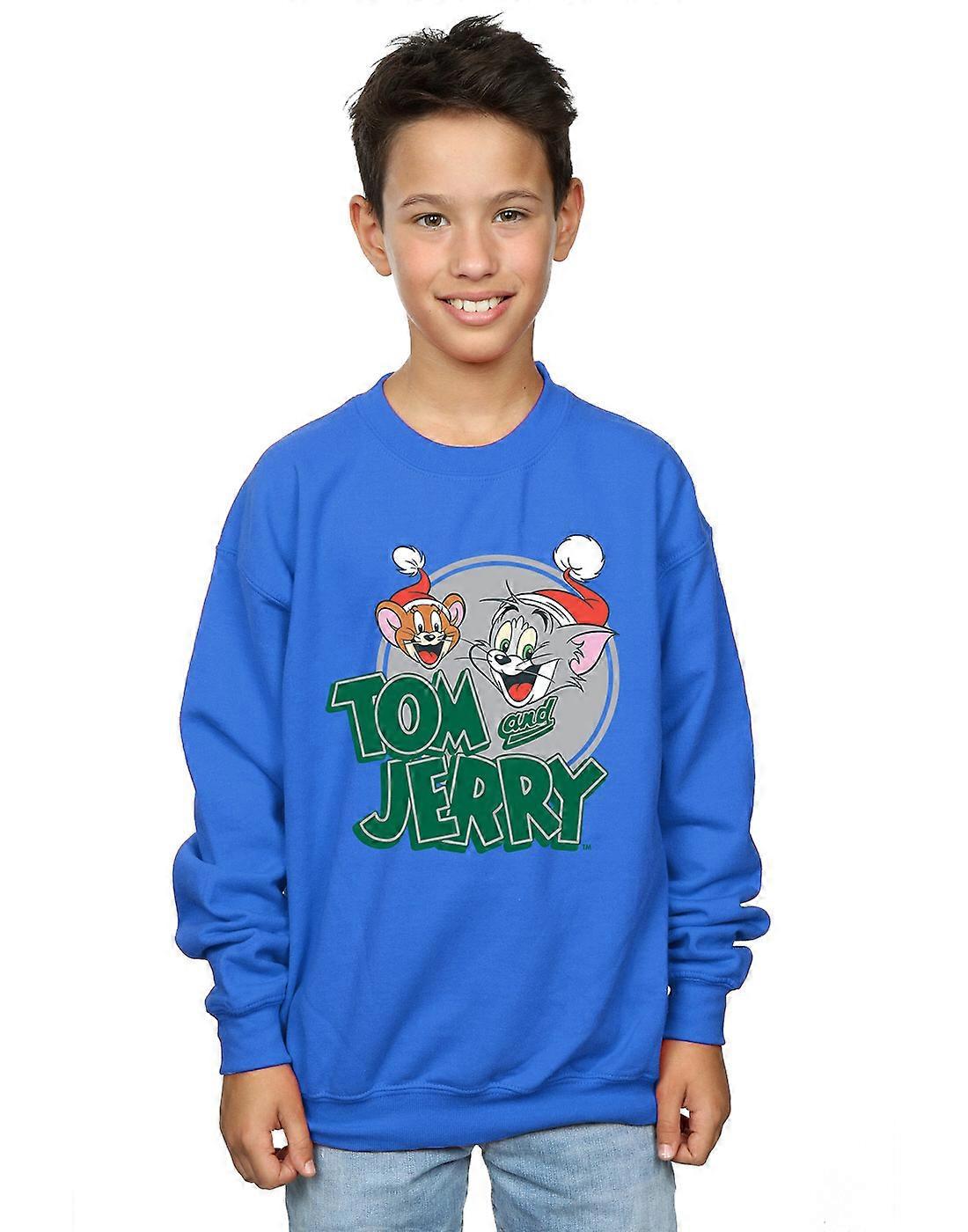 Tom og Jerry gutter Christmas Greetings Sweatshirt
