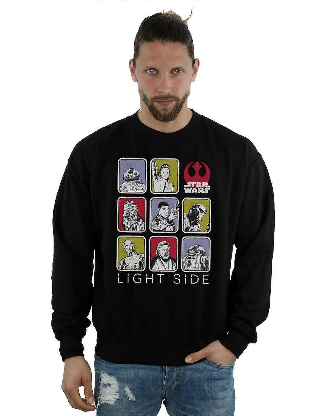 스타워즈 남성용 라스트 제다이 멀티 캐릭터 스웨트셔츠