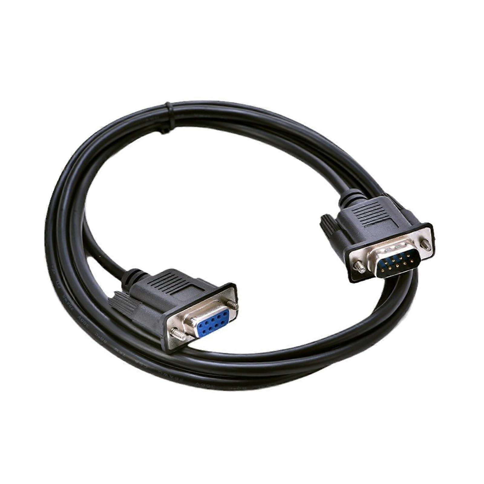 DB9 Serial Cable Female to Male RS232 Programming Cable for Stable Data Transfer Plug and Play