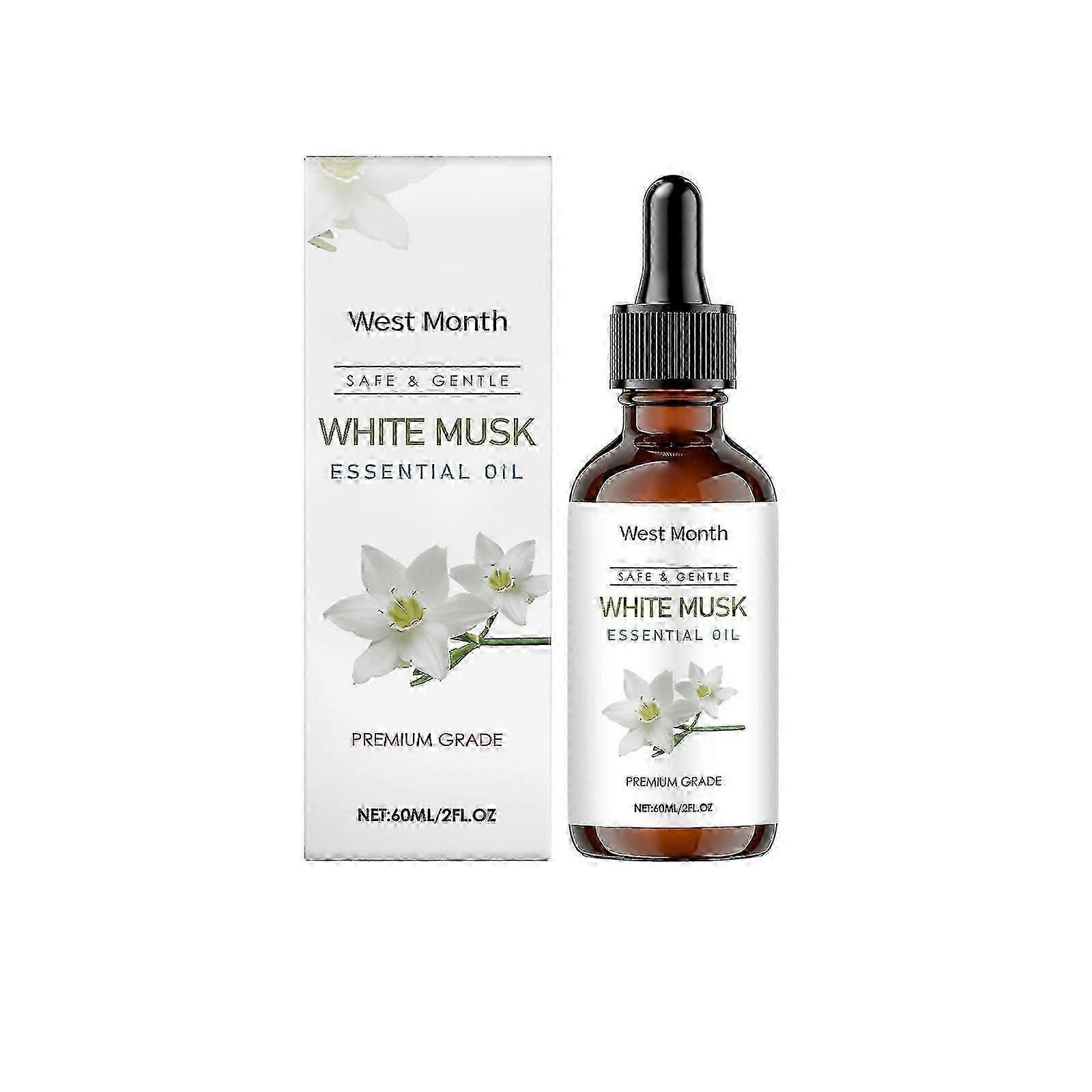White Musk Essential Oil - Hydrating, Aromatherapy & Diffuser Use, 60ml