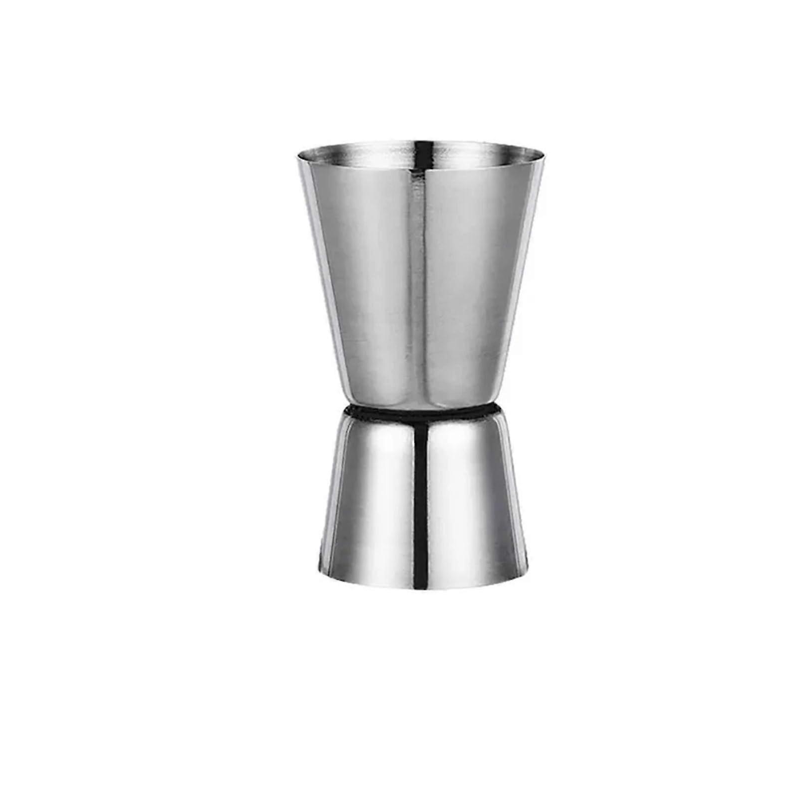 Cocktail Shaker Set with Double Jigger Bartender Tools, Mirror Polished Rust Resistant Stainless Steel