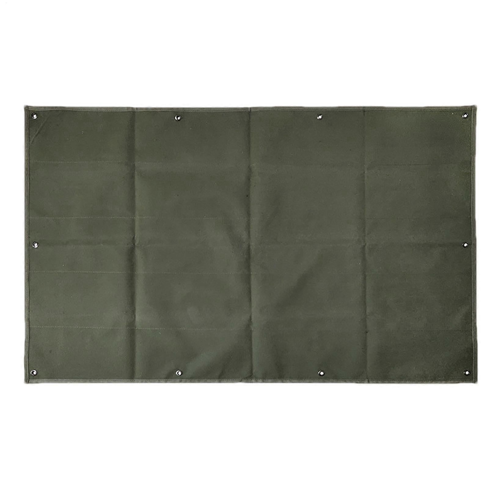 Foldable Patch Display Board with Large Area, Durable Nylon, Wall Mounted Organizer 110x70cm Green