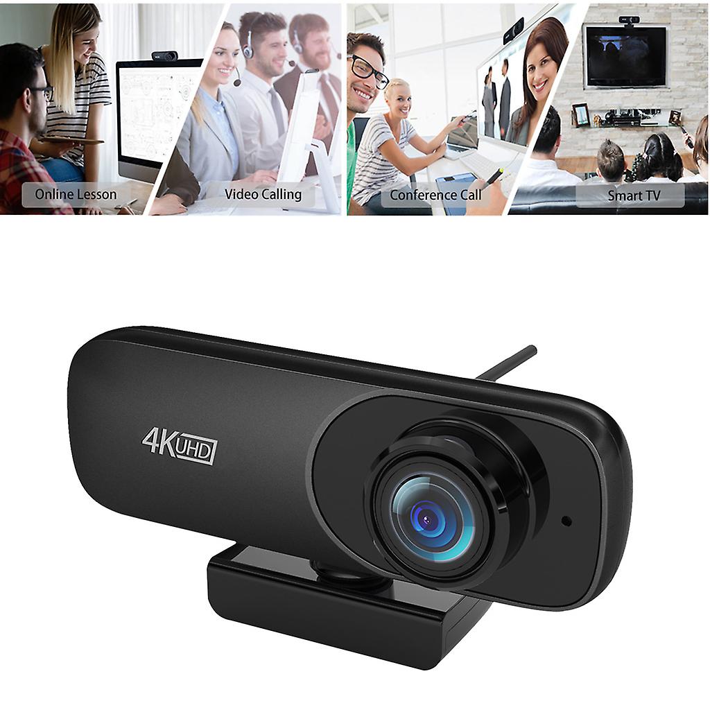 4K High Definition Adjustable Web Camera with Built-in Mic for