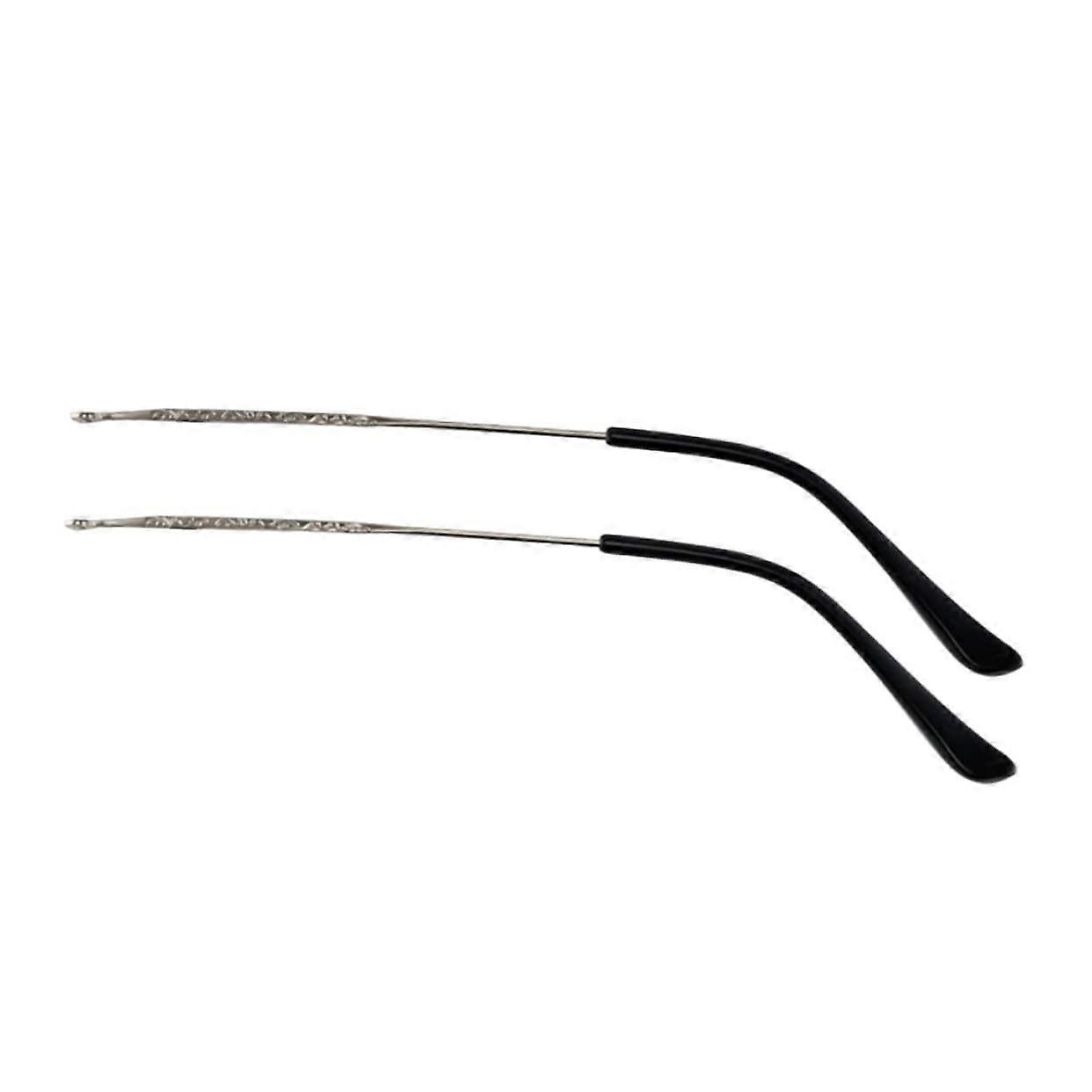 Eyeglass  Kit with Silver Temple Replacement, DIY Sunglasses Parts and Secure Strap Holder