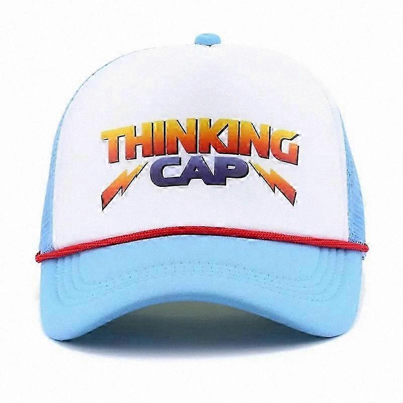 Retro Stranger Things Baseball Cap Mesh Thinking Hat Adjustable Unisex Cosplay Prop
