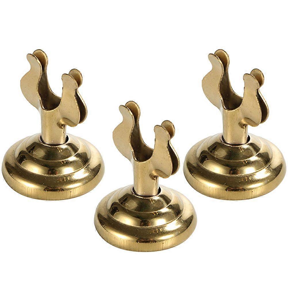 3Pcs Mini Table Number Holders U Shape Party Cards Clips Menu Place Holder for Table