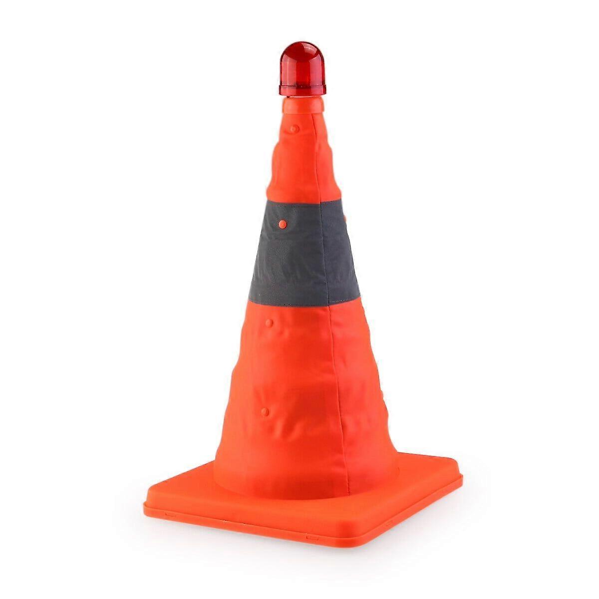 Collapsible Reflective 45cm Traffic Safety Cone Warning Cone (Red)
