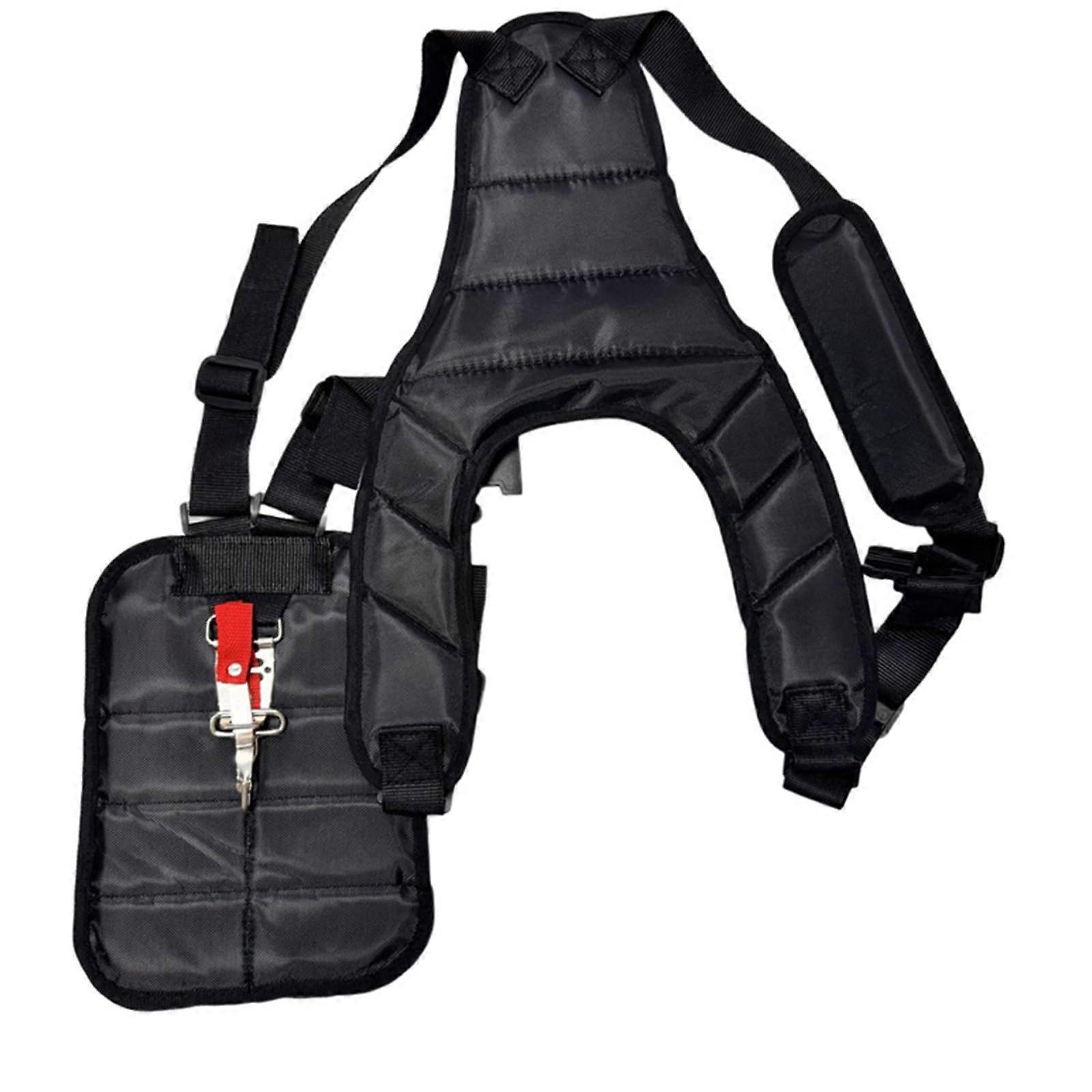 Ergonomic Adjustable Double Shoulder Mower Strap with Thickened Comfort Straps for Garden Trimmers