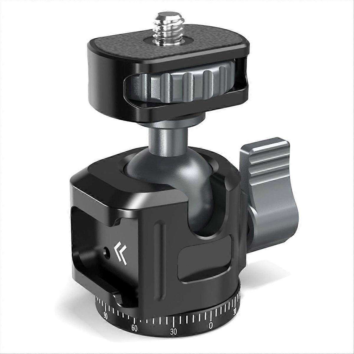 For Mini Ball Head Panoramic Tripod Head + Cold Shoe Mount Adapter