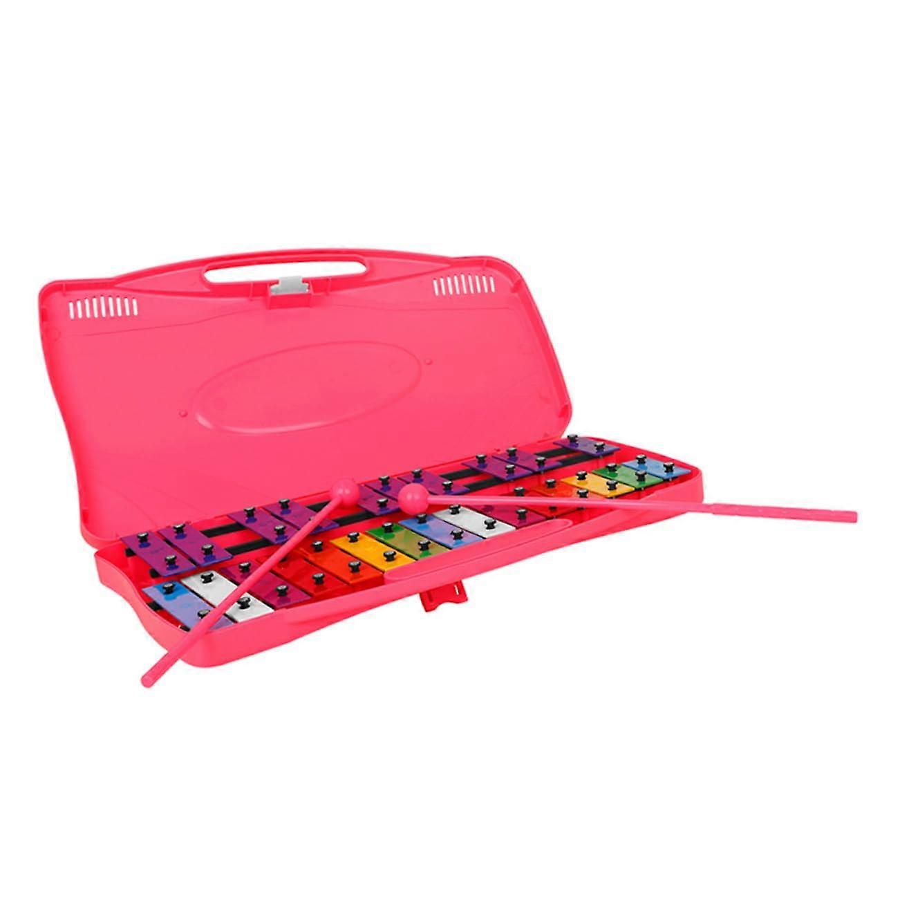 Beginner Glockenspiel Xylophone with Mallets for Music Learning Lightweight Durable Finish