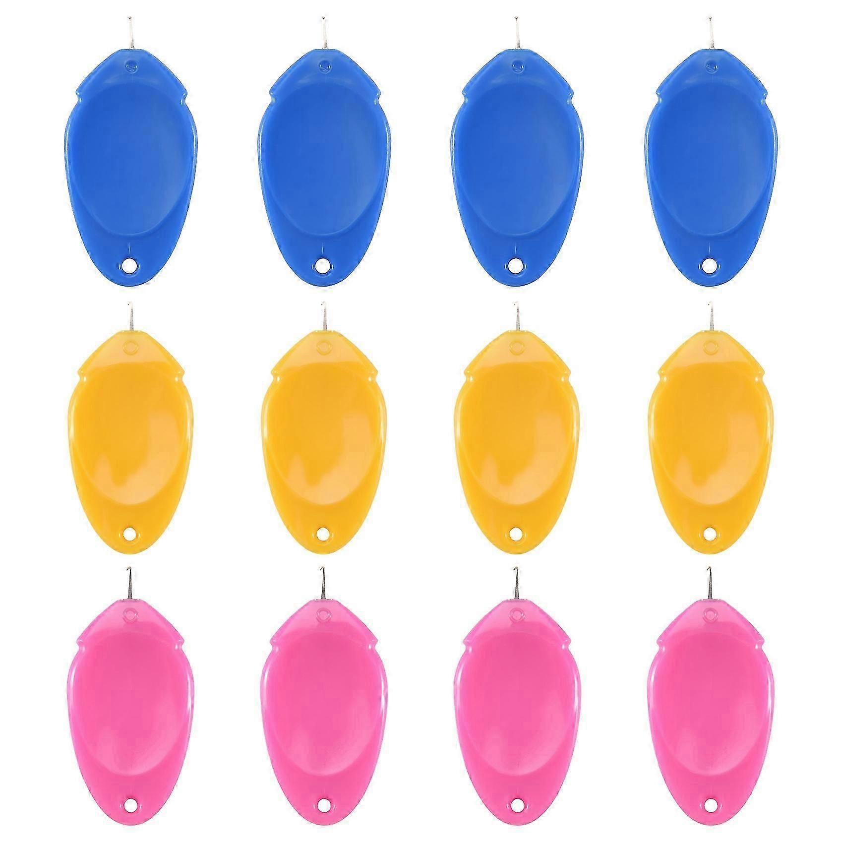 12Pcs Threader, Threader for Hand Sewing/Sewing Machine/Embroidery, Small Eye Needle Threader Hook Sewing Accessories