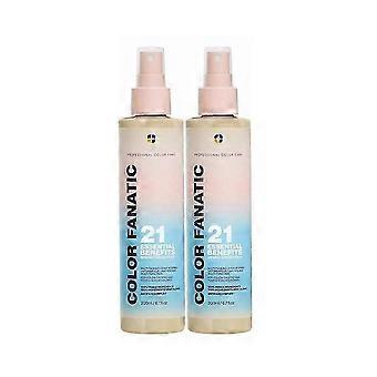 1-5x Color Fanatic Multifunctionele Leave-In Haarspray voor Gekleurd Haar, Leave-In Hittebeschermende Behandeling, Sulfaatvrij & Veganistisch, 200ML