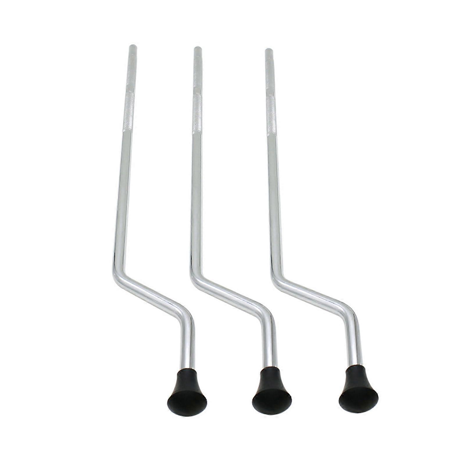3Pcs Adjustable Drum Legs Set for Percussion, Durable Metal Build, Stable Support, Easy Installation