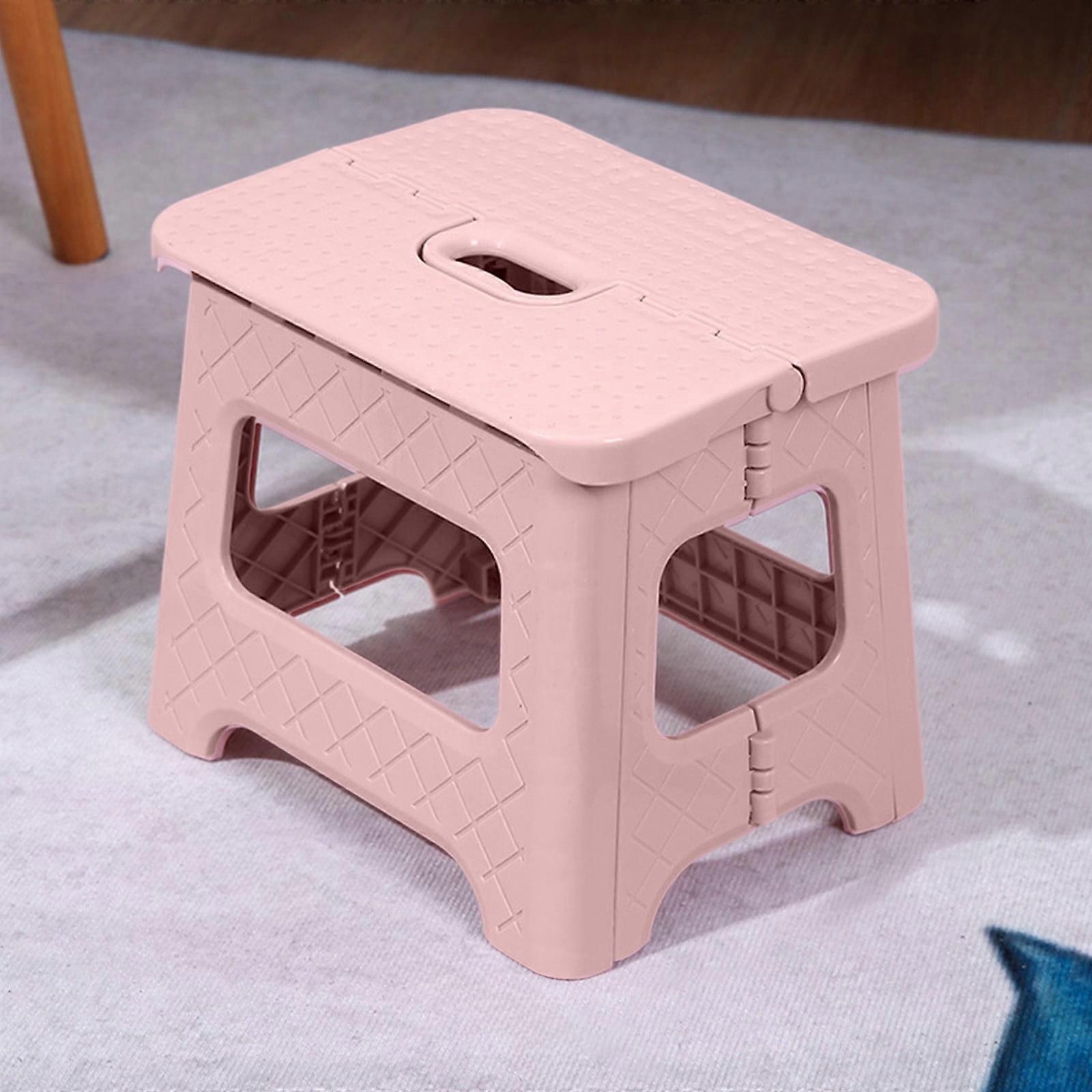 Folding Step Stool,Space Saving Small Stool,Compact Stepping Stool for Bathroom,Bedroom and Travel