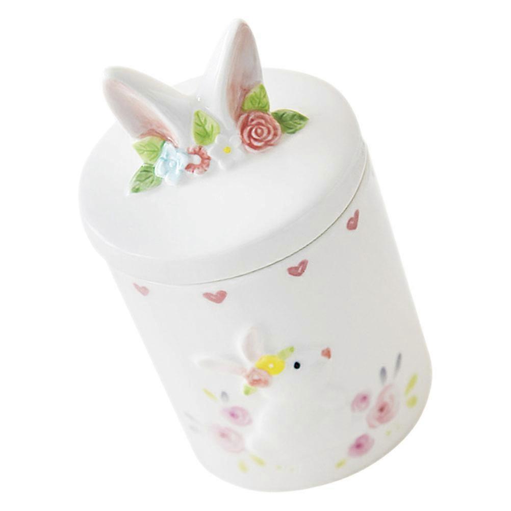 Ceramic Candy Jar for Storage 5Pcs Sealed Cute Easter Bunny Jars