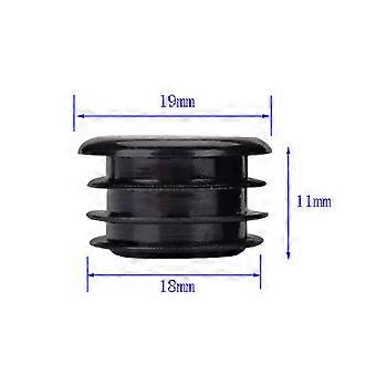 20pcs Mountain Bike Handlebar End Plugs Handlebar Caps Handle Grip Bar End Stoppers (Black)
