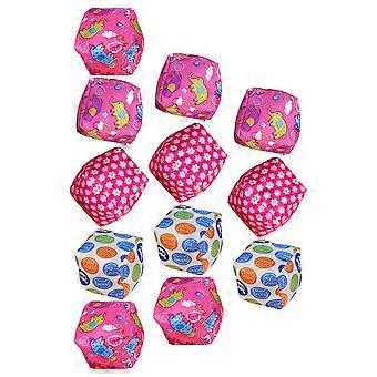 Children Sandbag Double-Layer Sandbag for Kids Playing 12Pcs Assorted Colors