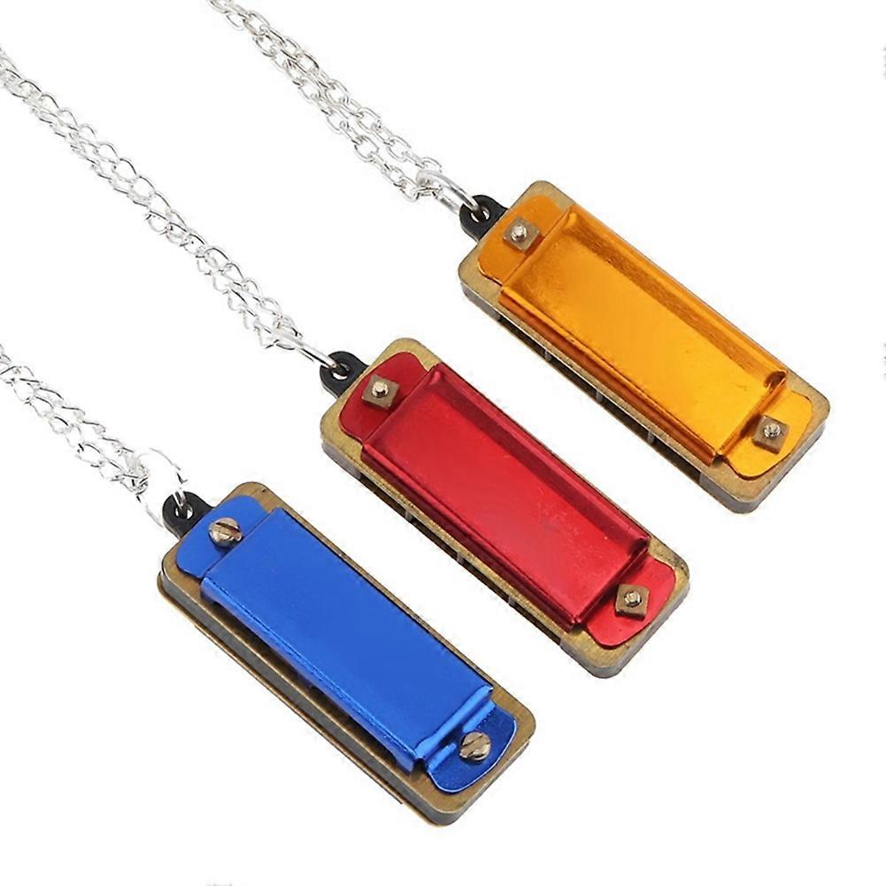 Lot de 3 mini harmonicas en do, 4 trous, 8 tons