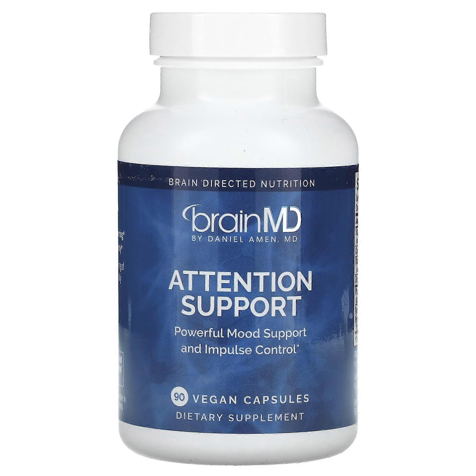 BrainMD, Attention Support, 90 Vegan Capsules