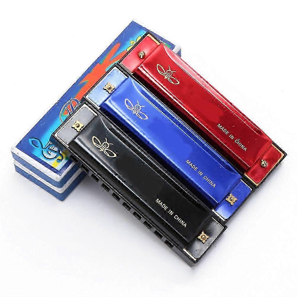 Plastic Harmonica Instrument for Playing 10 Hole Plastic Harmonica