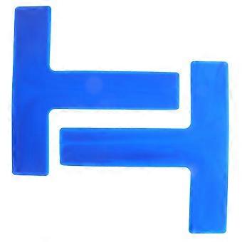 PVC Soccer Training Floor Marker for Football Training 6Pcs Blue Pads