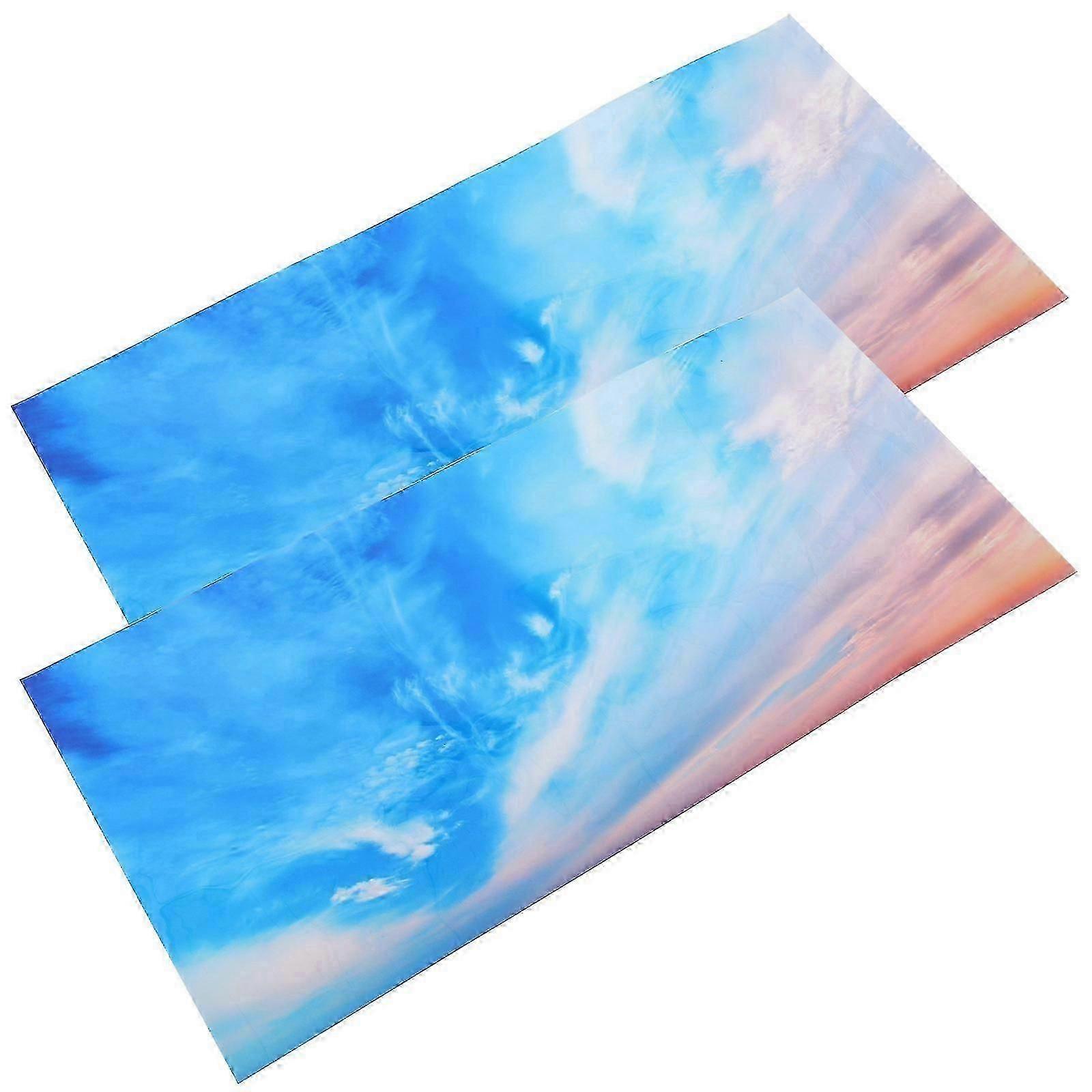 Multi Ceiling Light Cover PVC Light Covers for Ceiling Fixtures 2Pcs