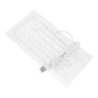 Tappetino riscaldante elettrico per rettili e piccoli animali domestici, colore bianco.