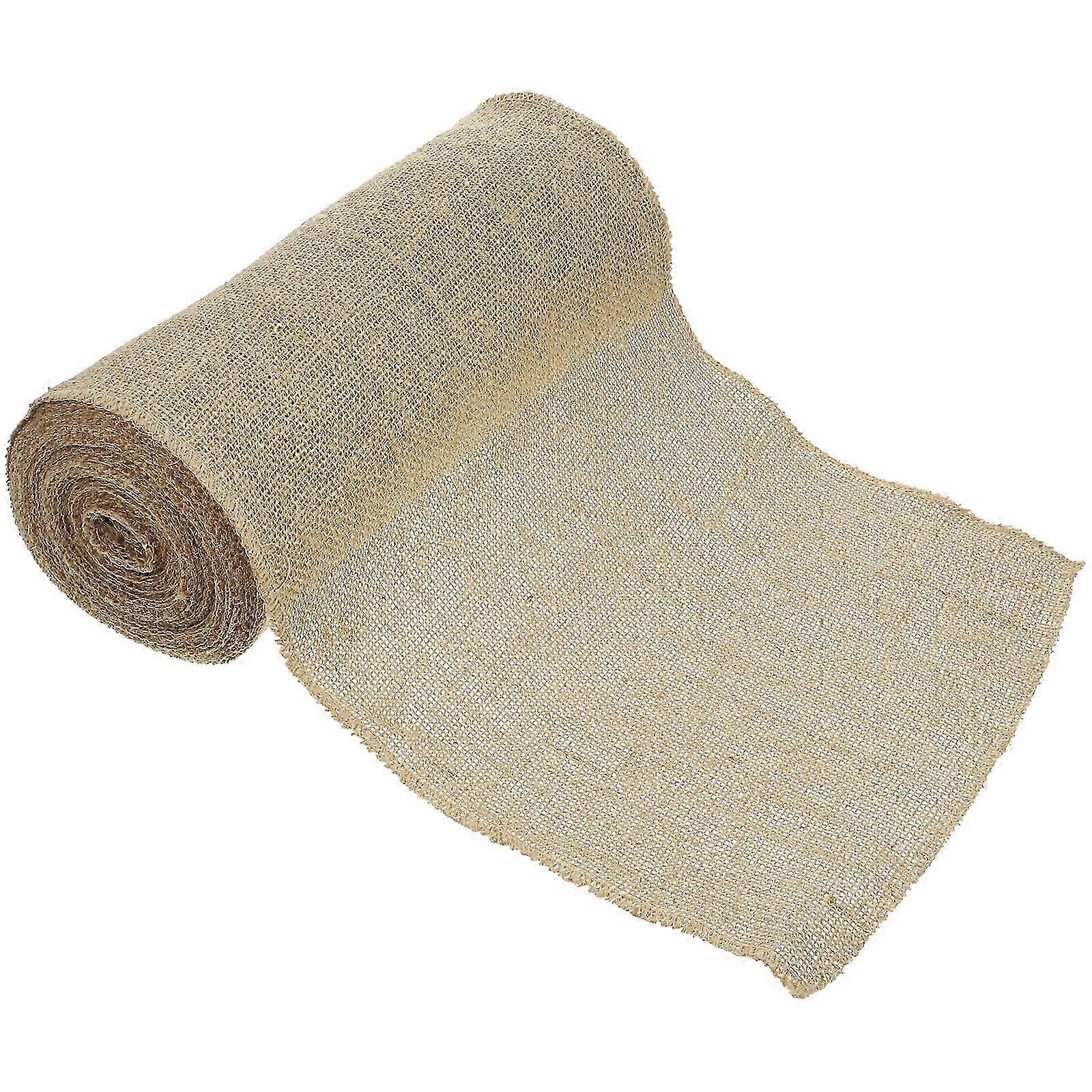 Hessian Burlap Table Runner Rustic Table Runner for Wedding 1 Roll Cotton