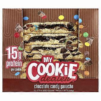 My Cookie Dealer Protein, Protein-Kekse, Schokoladen-Ganache, 12 Kekse, je 63 g