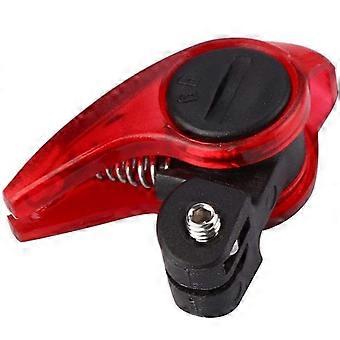 Mini Bremse Fahrrad Licht Mount Schwanz Hinterrad Licht Tragbare Wasserdichte Rote LED Radfahren Rücklicht Sicherheit Warnlampe
