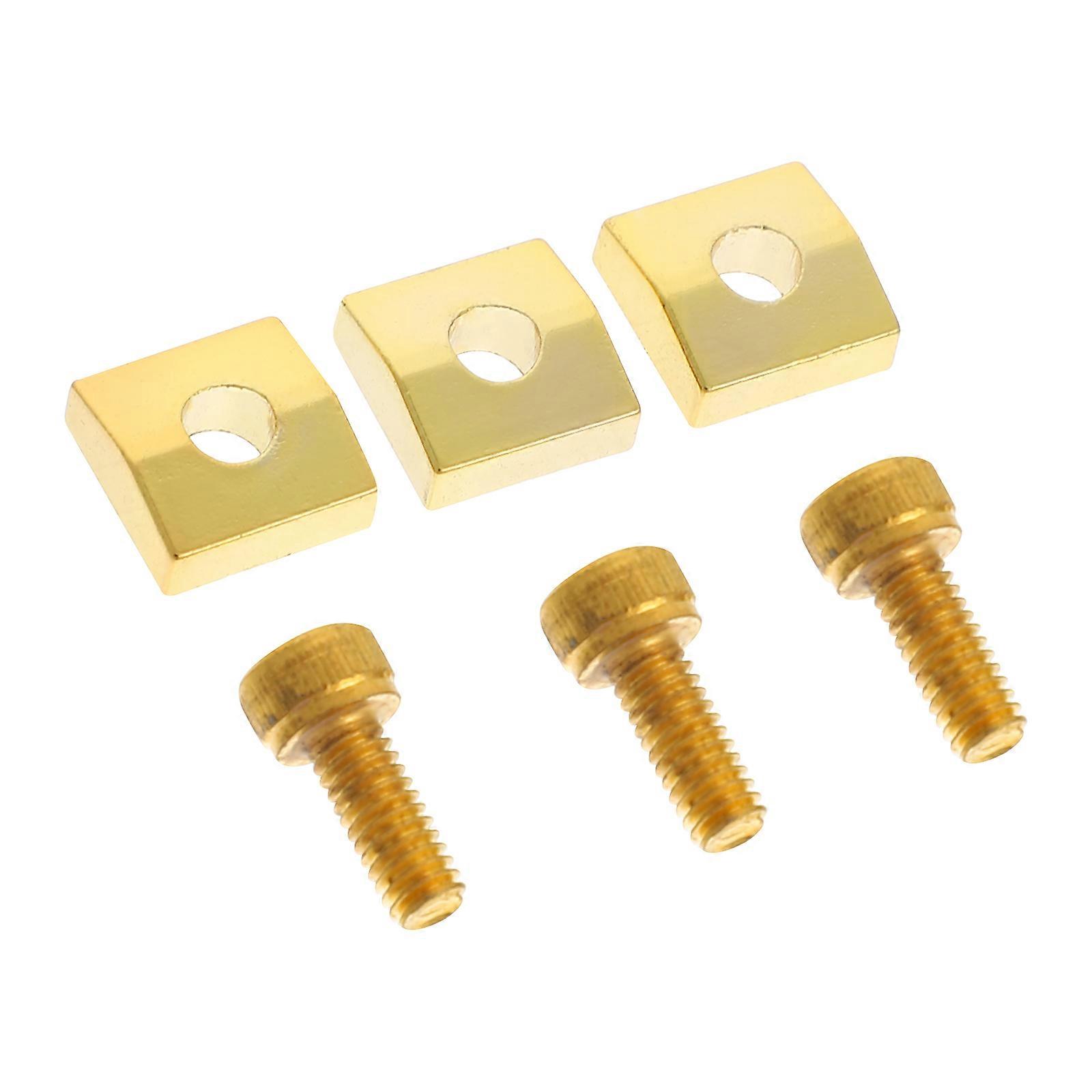 1 Set String Mounting Blocks Guitar String Plates Electric Guitar String Blocks