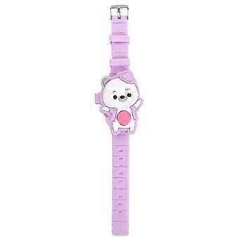 Mooie kinderen Clamshell horloge chique kinderen touch screen horloge creatief cadeau horloge