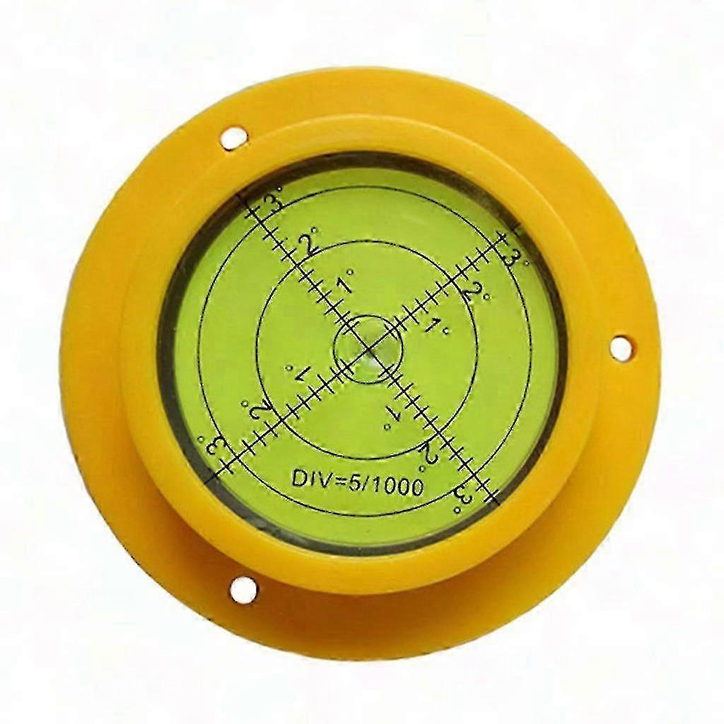 90mm Round Bubble Level - Precision Disc Spirit Level for Accurate Leveling