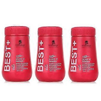 3x Caraele 10g Schwarzkopf Osis+ Dust It Matterend Volume Poeder Nieuw