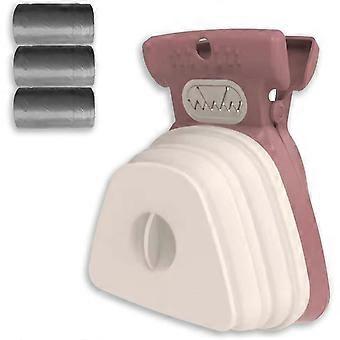 Pooper Scooper for Dog. Large Medium Small Poop Scoop with 30pcs Bag Attachment. Portable Dogs Waste Hands Free Outdoor Travel Walk Handheld Pickup