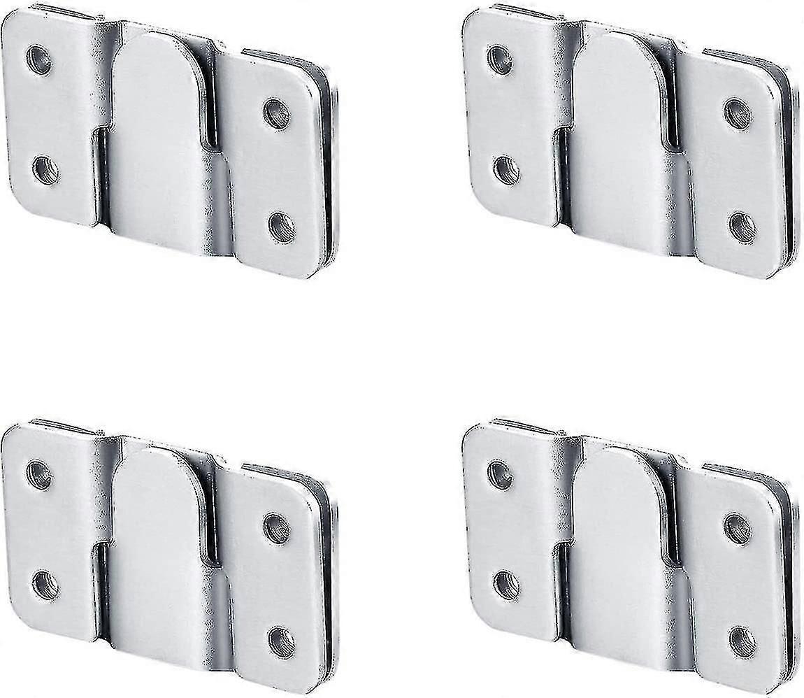 Flush Mount Brackets, Headboard Wall Fixing Brackets Wall Mount Interlocking Z Clip Hook Hardware Fo